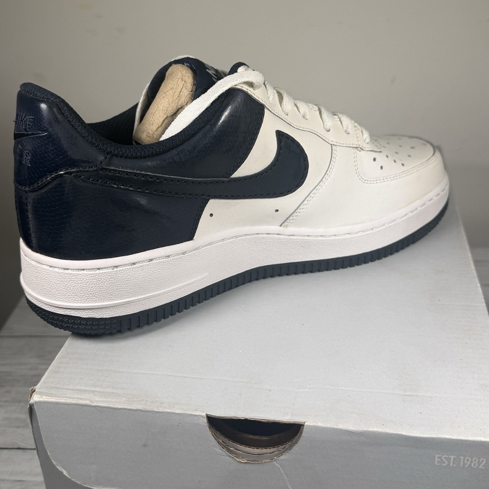 Nike Air Force 1 Low 'Obsidian' (GS) Sz 7Y / Women's 8.5(314192-142) Used OG Box - Picture 12 of 14